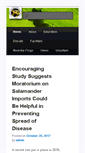 Mobile Screenshot of amphibianrescue.org